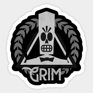 Grim F. Sticker